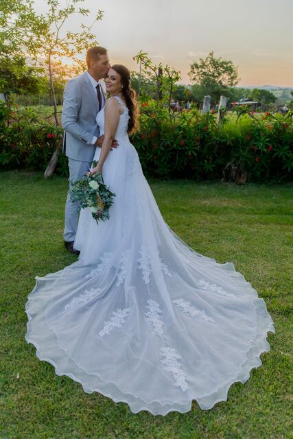 Casamento Karen e Renan Recanto dos Canários Limeira - SP 